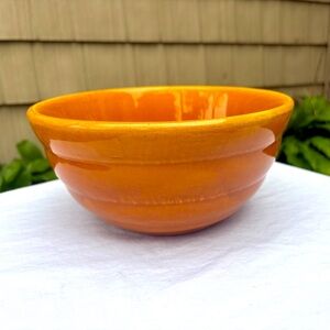 Vintage Bauer Ring Heavy Ceramic Mixing Bowl